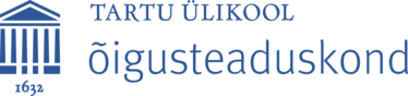 Õigusteaduskonna sinine eestikeelne logo